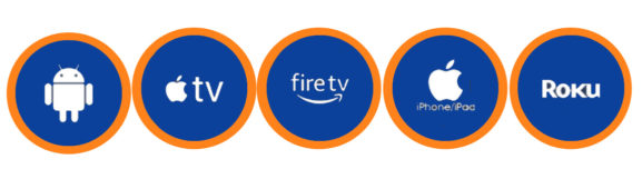 Amazon Fire ROKU Apple TV Smart TV IOS Apps, Ipad Apps Android Apps